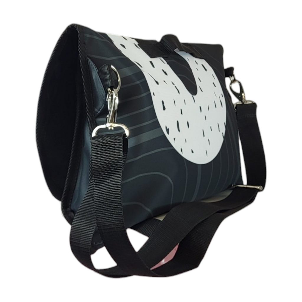 Messenger z klapą z tekstyliów reklamowych C07