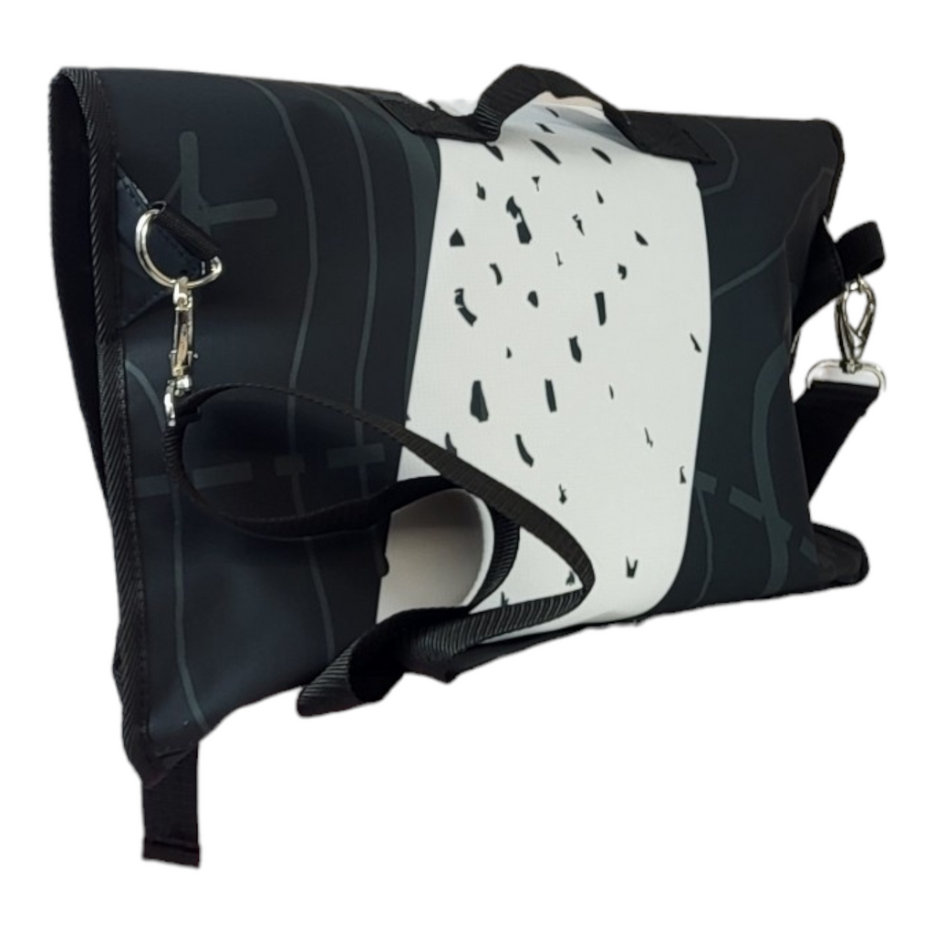 Messenger z klapą z tekstyliów reklamowych C06