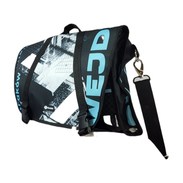 Messenger z klapą z tekstyliów reklamowych C08