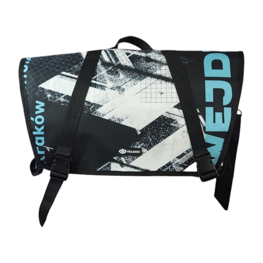 Messenger z klapą z tekstyliów reklamowych C08