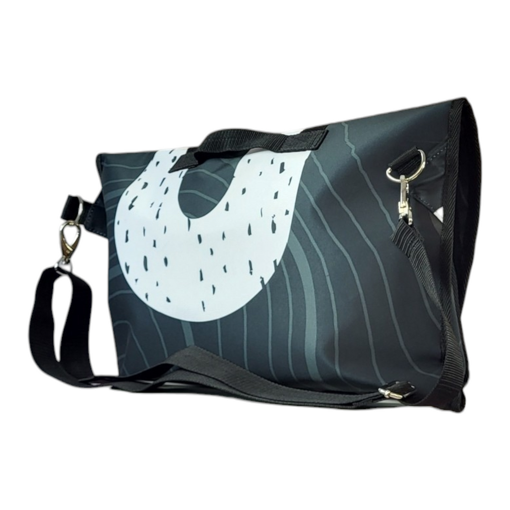 Messenger z klapą z tekstyliów reklamowych C07