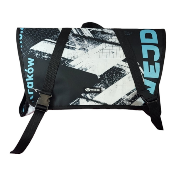 Messenger z klapą z tekstyliów reklamowych C08