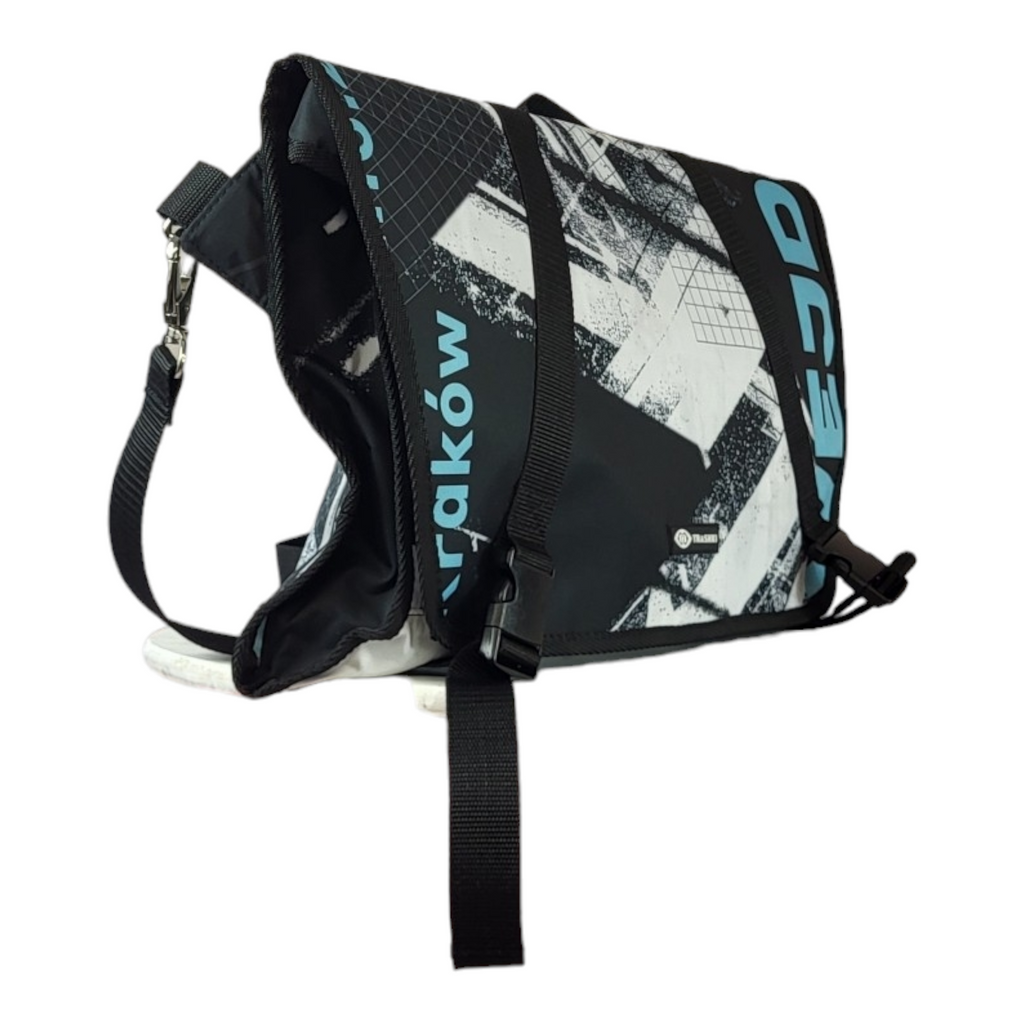 Messenger z klapą z tekstyliów reklamowych C08