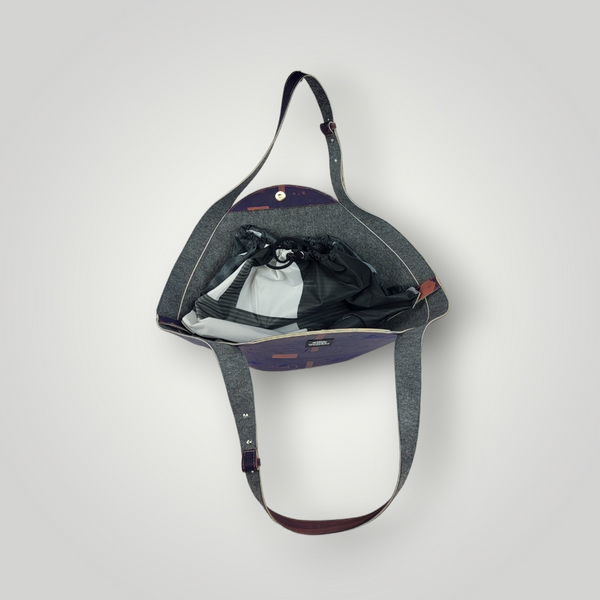 Tote bag z gumy drukarskiej C10