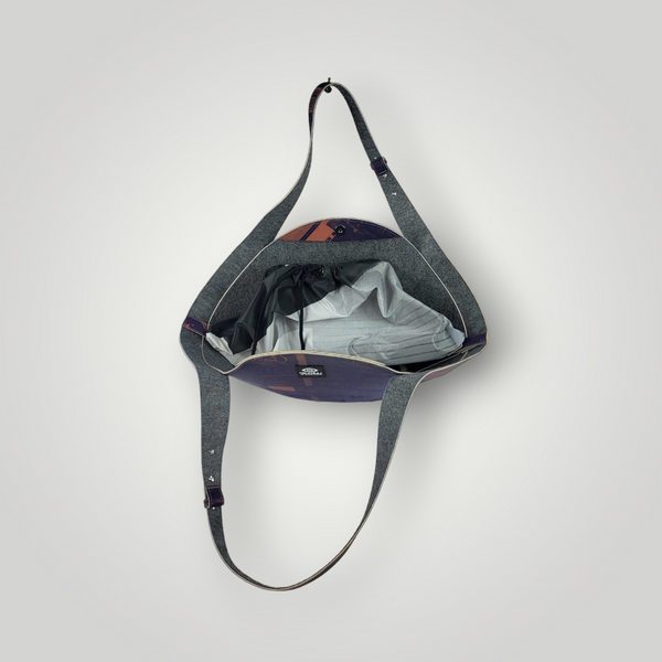 Tote bag z gumy drukarskiej C04