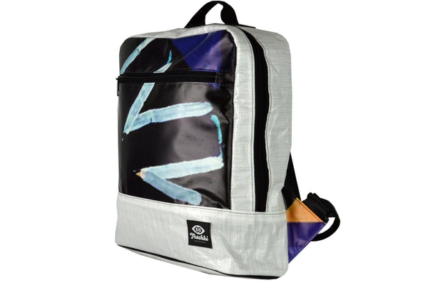 Plecak kostka z banerów/bigbagów 02